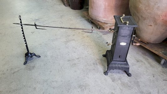 OLD MECHANICAL SPIT MARCEL REGLADE LA REOLE REVISED AND GUARANTEED NO. 2