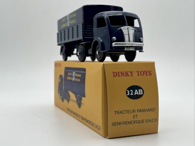 Panhard Tractor Semi-Trailer SNCF 32AB 1/43 Dinky Toys Atlas