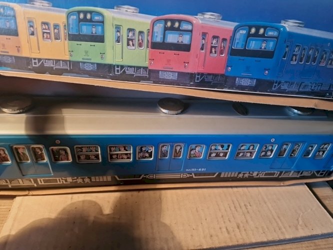 Train En Tole A Friction  made in japan - long 43 Cm ICHIKO QUASI NEUF