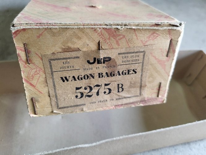 TRAIN WAGON BAGAGES JEP 5275 B EN BOITE