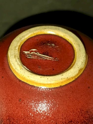 tres beau vase dans le gout de henning Nilsson en bon etat