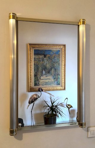 ✨? Très bel authentique miroir 1970’s signé Pierre Vandel Paris ?✨