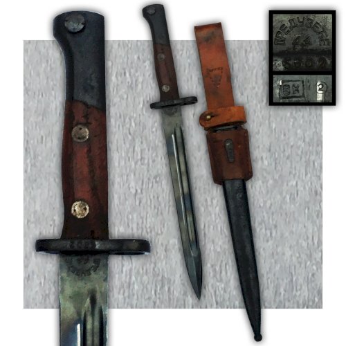 TRES BELLE BAIONNETTE TCHEQUE NUMÉROTÉ AU M NUMERO '' 5602 '' VZ 24 ORIGINAL