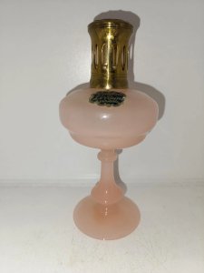 tres belle lampe berger en opaline de lorraine en bon etat