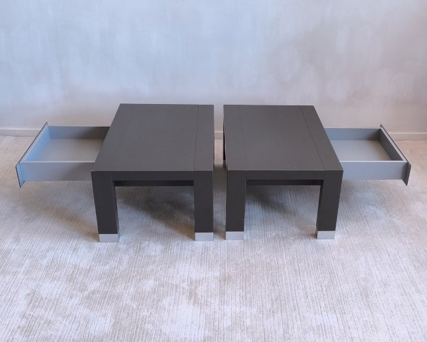 ? Très belles tables de chevets LUMEO by Ligne Roset design Peter Maly ?