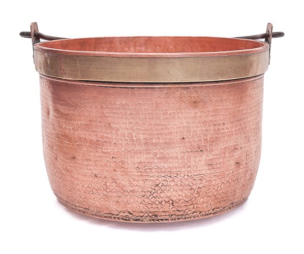 Très grand cache-pot ou ancien chaudron DURO à anse