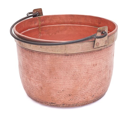 Très grand cache-pot ou ancien chaudron DURO à anse