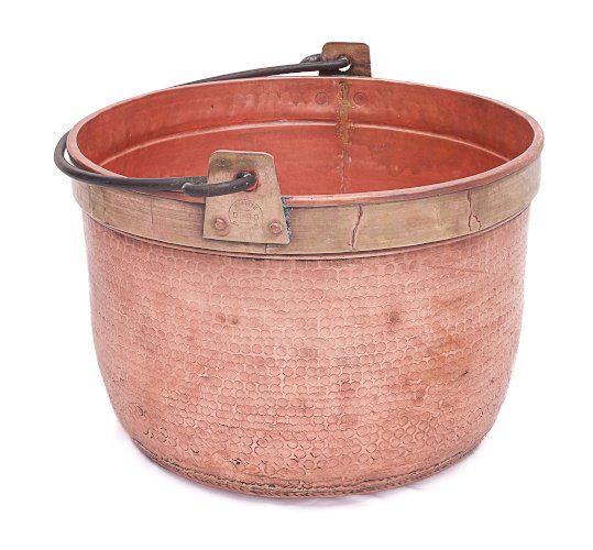Très grand cache-pot ou ancien chaudron DURO à anse