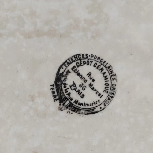 Très grand plat ovale en Terre de fer