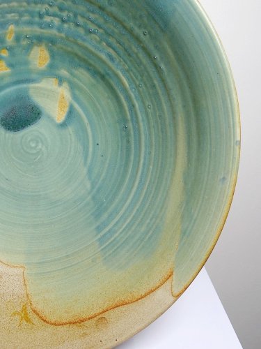 Très grande coupe à fruits Egbert Boonstra artisanat Pays-Bas céramique vintage