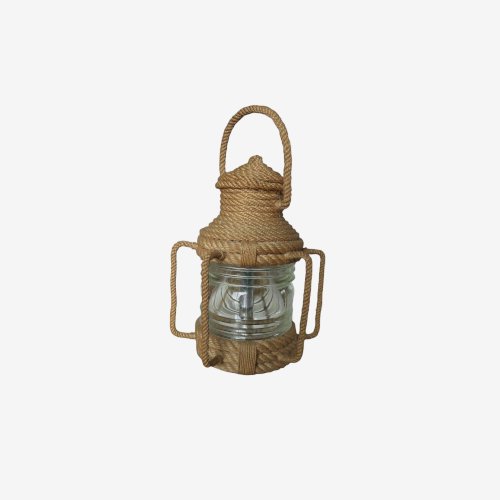 TRES GRANDE LAMPE  LANTERNE  AUDOUX MINET ANNEES 50 60