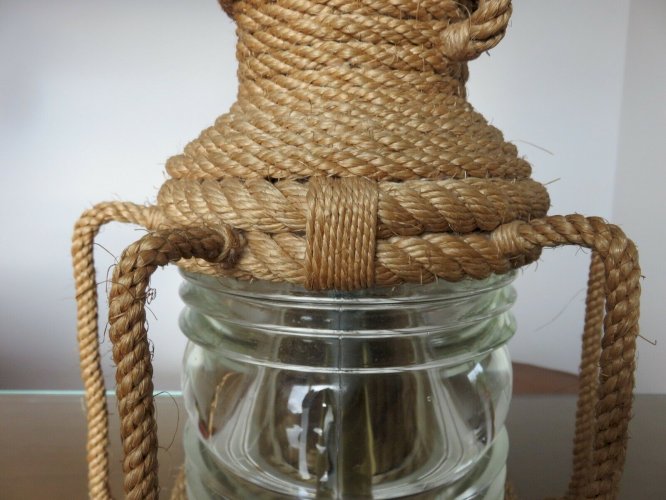 TRES GRANDE LAMPE  LANTERNE  AUDOUX MINET ANNEES 50 60