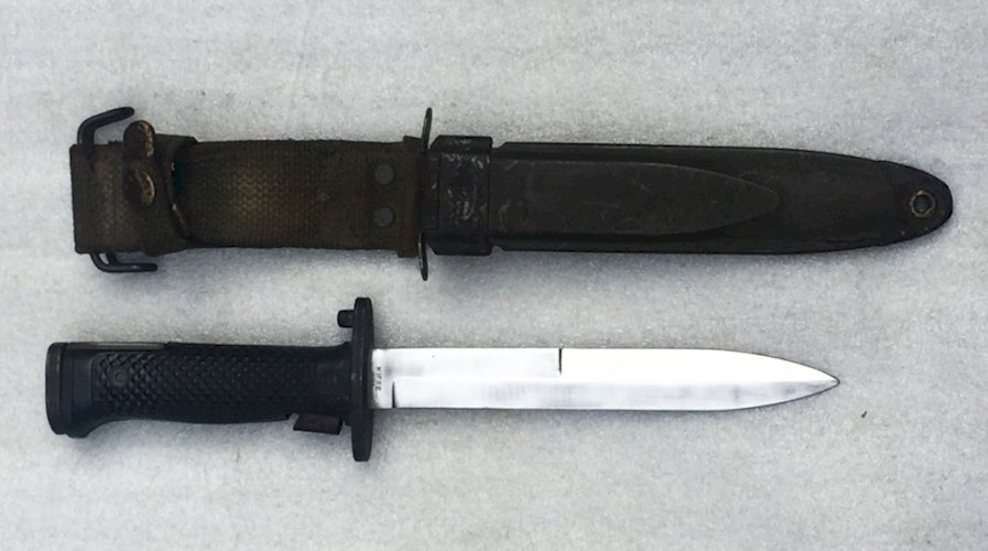 TRES RARE 1960-64 COUTEAU USM81A WD POIGNARD AMÉRICAIN POST WW2 VIETNAM ORIGINAL