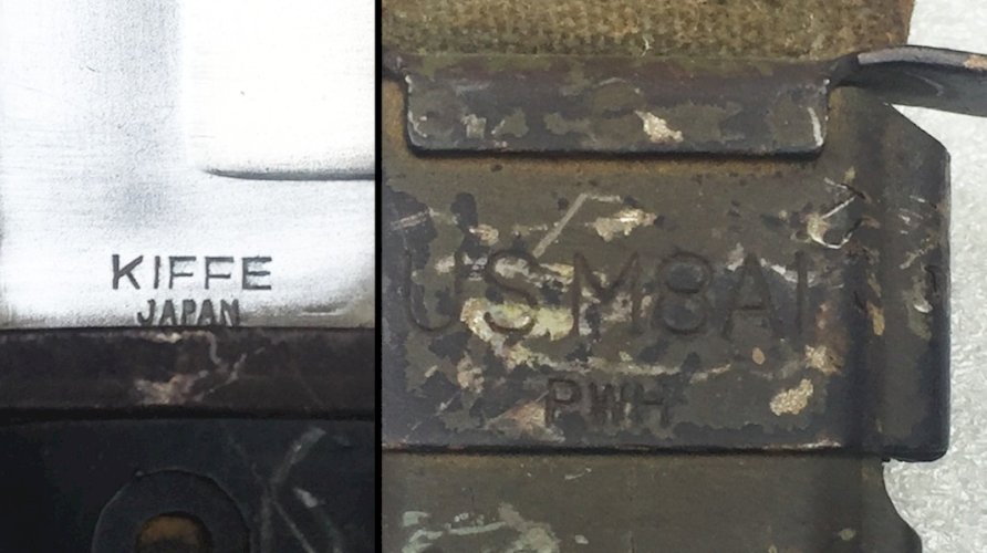 TRES RARE 1960-64 COUTEAU USM81A WD POIGNARD AMÉRICAIN POST WW2 VIETNAM ORIGINAL