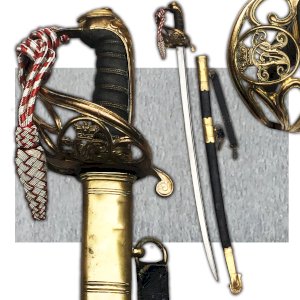 VERY RARE & BEAUTIFUL VICTORIAN BRITISH COLONIAL INDIAN SWORD XIX ORIGINAL