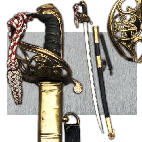 TRES RARE & BEAU SABRE ANGLAIS DES INDES VICTORIENNES COLONIALE BRITANNIQUE XIX ORIGINAL