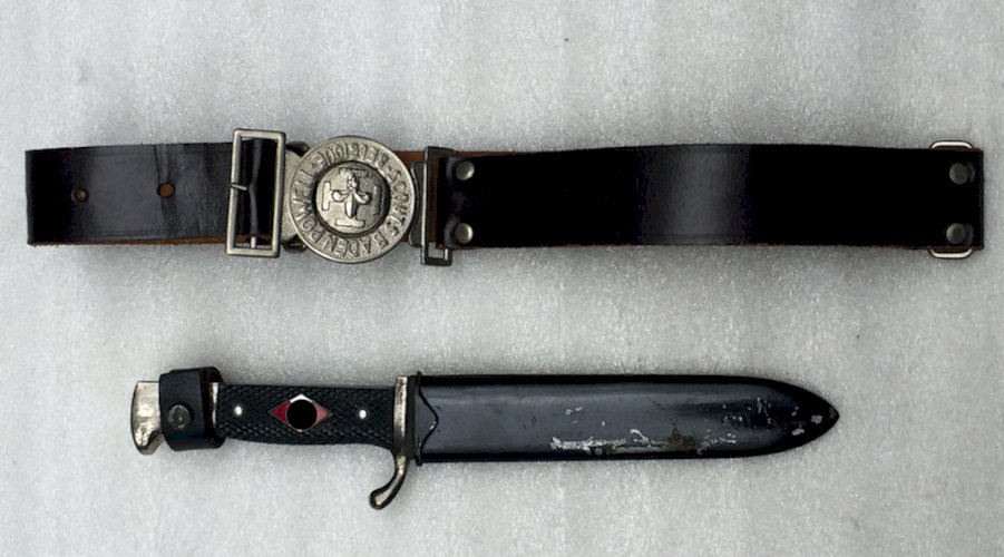 TRES RARE & BELLE DAGUE / POIGNARD HUBERTUS POSTWW2 ORIGINAL