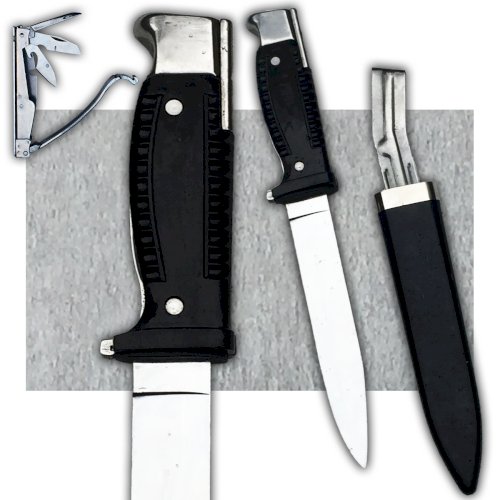 TRES RARE DAGUE / BAIONNETTE SG 42 ALLEMANDE AVEC SON COUTEAU SUISSE XX #54