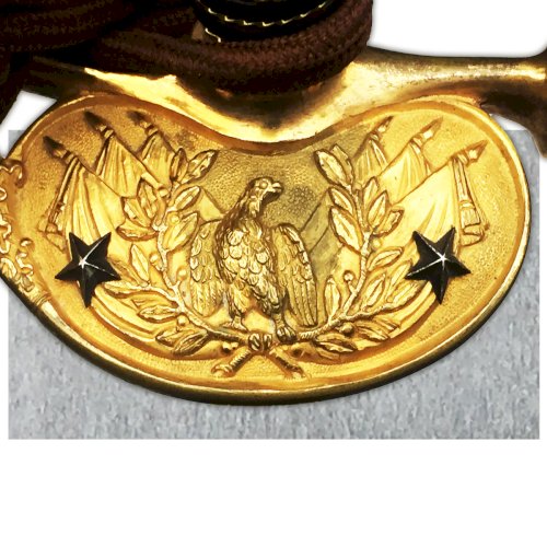 TRES RARE ÉPÉE DE GÉNÉRAL DE BRIGADE FRANCAIS SECOND EMPIRE 2 ÉTOILES XIX ORIGINAL