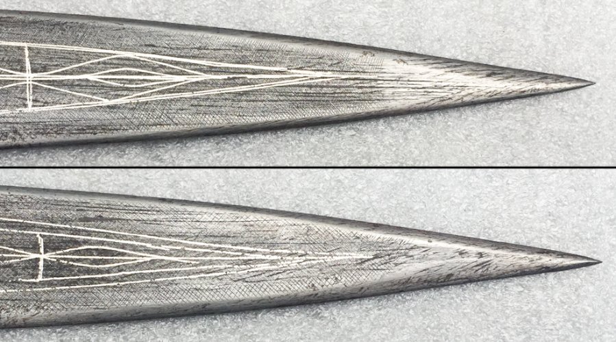 TRES RARE & LUXUEUX POIGNARD '' KANDJAR / KINDJAL / KINJAL '',GRAVÉ ARGENT SILVER / , XIX, ORIGINAL