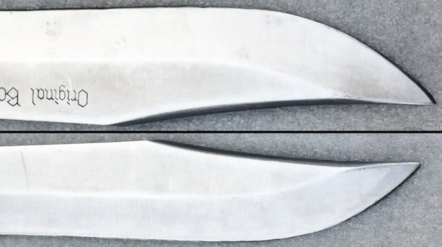 TRES RARE MASSIF COUTEAU ORIGINAL BOWIE KNIFE TYPE POIGNARD AMÉRICAIN XX ORIGINAL