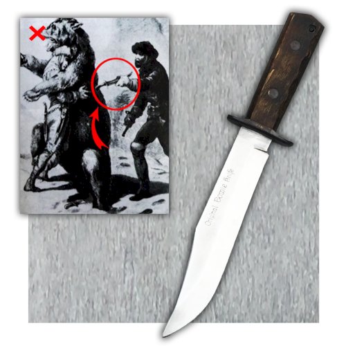 TRES RARE MASSIF COUTEAU ORIGINAL BOWIE KNIFE TYPE POIGNARD AMÉRICAIN XX ORIGINAL