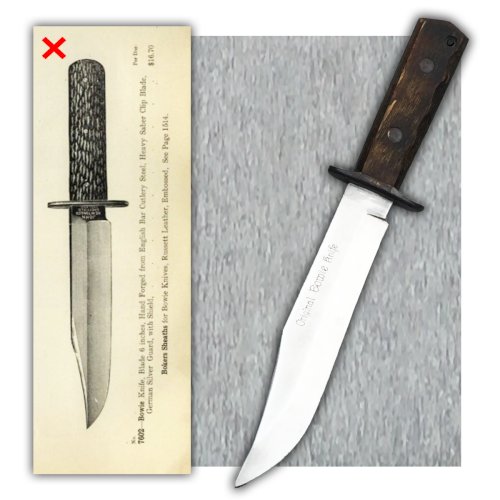 TRES RARE MASSIF COUTEAU ORIGINAL BOWIE KNIFE TYPE POIGNARD AMÉRICAIN XX ORIGINAL