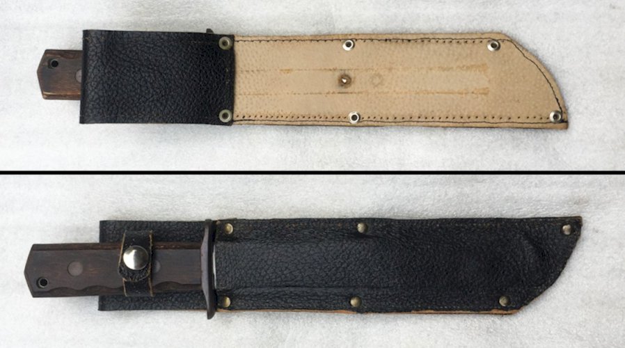 TRES RARE MASSIF COUTEAU ORIGINAL BOWIE KNIFE TYPE POIGNARD AMÉRICAIN XX ORIGINAL