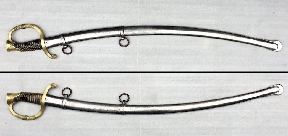 TRES RARE & MASSIF SABRE DE CANONNIER FRANCAIS OFFICIER MANUF DE KLINGENTHAL ORIGINAL