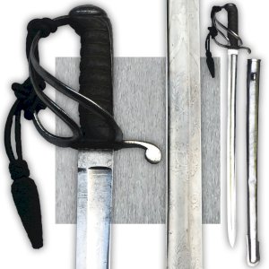 VERY RARE: SHORT ENGLISH ARTILLERY SABRE M1821 ROYAM 1850-70 QUEEN VICTORIA XIX ORIGINAL