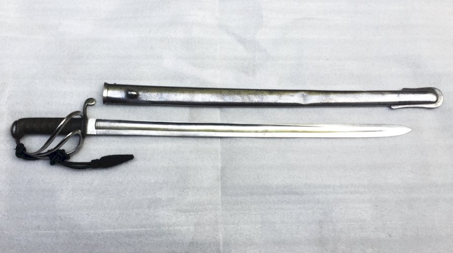 TRES RARE : SABRE ANGLAIS COURT DARTILLERIE M1821 ROYAM 1850-70 REINE VICTORIA XIX ORIGINAL