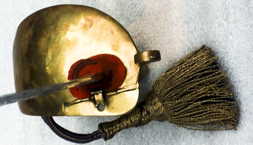 TRES RARE SABRE ITALIEN AÉRO-NAVAL LAME GRAVÉE WW1-2 XX ORIGINAL