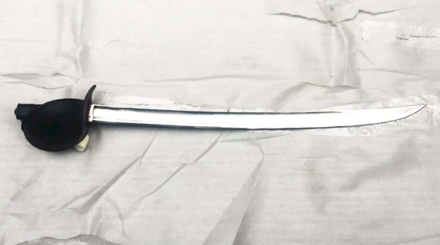 TRES RARE SABRE MARINE FRANCAISE CUILLERE A POT ABORDAGE MANU ROYALE 1842 XIX ORIGINAL