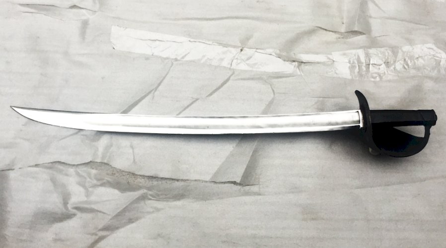 TRES RARE SABRE MARINE FRANCAISE CUILLERE A POT ABORDAGE MANU ROYALE 1842 XIX ORIGINAL
