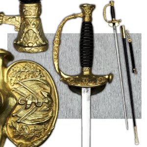 TRES RARE & SUBLIME EPEE/SABRE DE LA MARINE FRANCAISE, XIX, LOUIS PHILIPPE, MAGNIFIQUE, ORIGINAL
