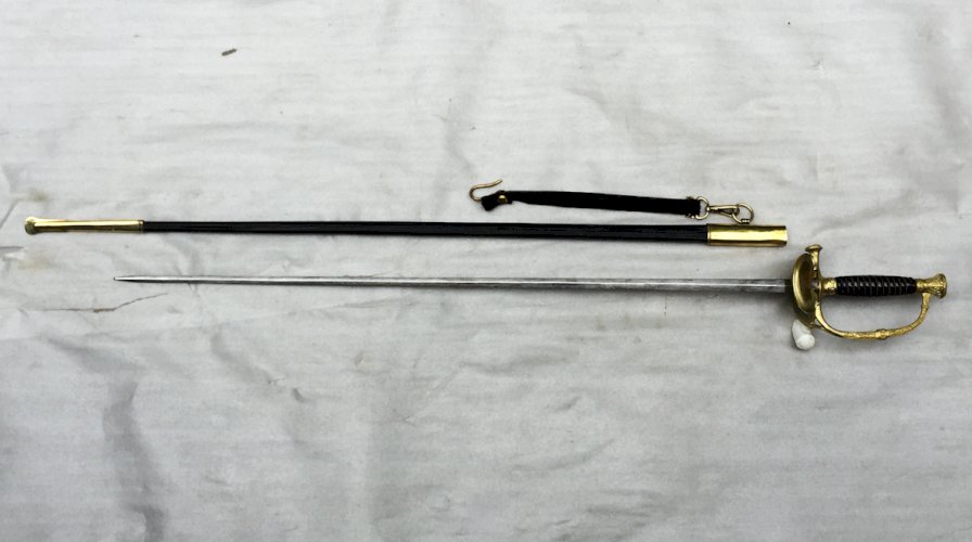 TRES RARE & SUBLIME EPEE SABRE DE LA MARINE FRANCAISE LOUIS PHILIPPE MAGNIFIQUE XIX ORIGINAL