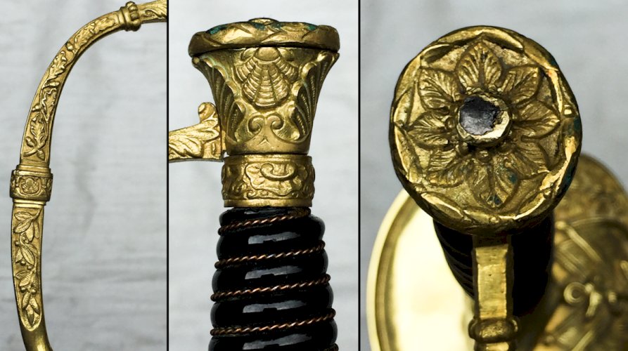 TRES RARE & SUBLIME EPEE SABRE DE LA MARINE FRANCAISE LOUIS PHILIPPE MAGNIFIQUE XIX ORIGINAL