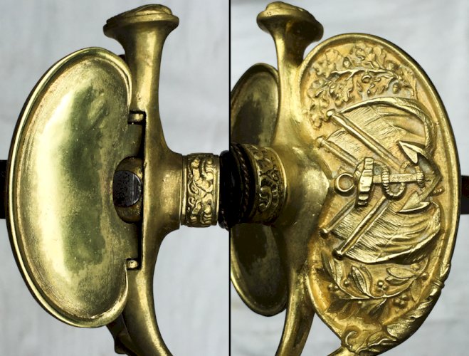 TRES RARE & SUBLIME EPEE SABRE DE LA MARINE FRANCAISE LOUIS PHILIPPE MAGNIFIQUE XIX ORIGINAL