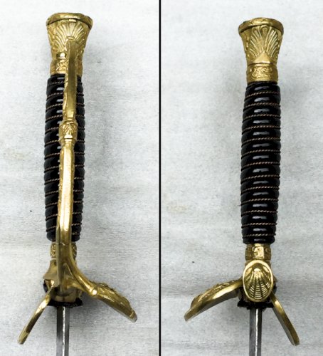 TRES RARE & SUBLIME EPEE SABRE DE LA MARINE FRANCAISE LOUIS PHILIPPE MAGNIFIQUE XIX ORIGINAL