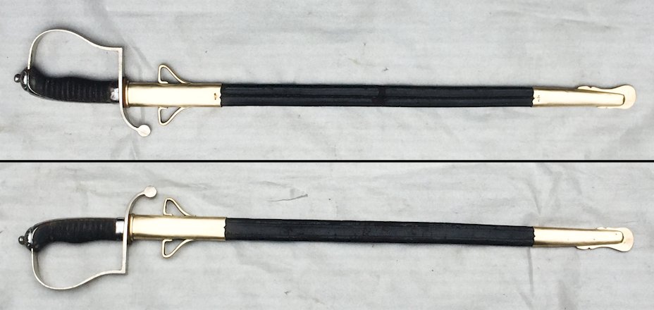 TRES RARE & SUBLIME SABRE BAVAROIS DE POLICE (?) BLUCHER, LAME DROITE, COMPLET, ORIGINAL