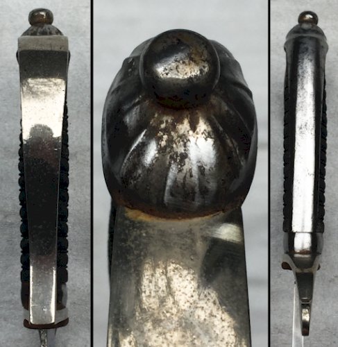 TRES RARE & SUBLIME SABRE BAVAROIS DE POLICE (?) BLUCHER, LAME DROITE, COMPLET, ORIGINAL