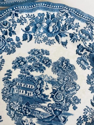 Trio Assiettes Plates Vintage Myott Meakin Angleterre
