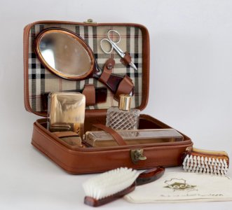 Vintage men's toiletry bag