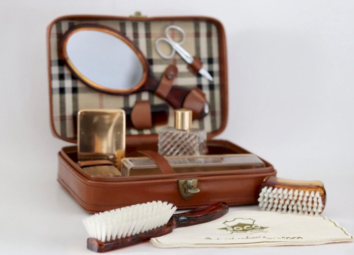 Trousse de toilette homme vintage
