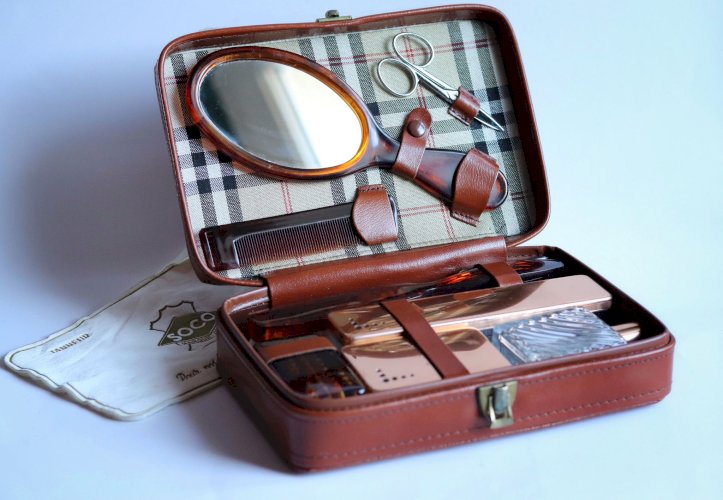 Trousse de toilette homme vintage