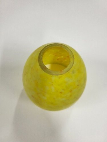 TULIPE EN PATE DE VERRE JAUNE