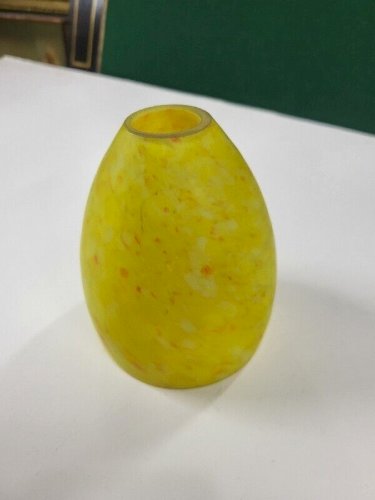 TULIPE EN PATE DE VERRE JAUNE