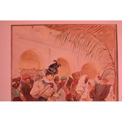 Typogravure De Georges SCOTT 1898 «Tunis»