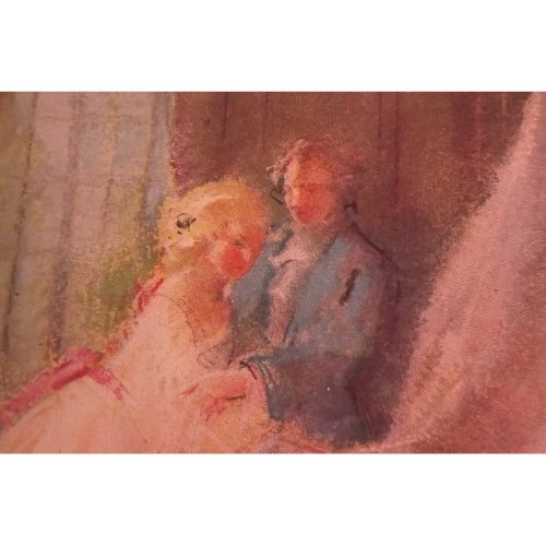 Typogravure «Le Berceau» Par Guiraud de Saevola 1930