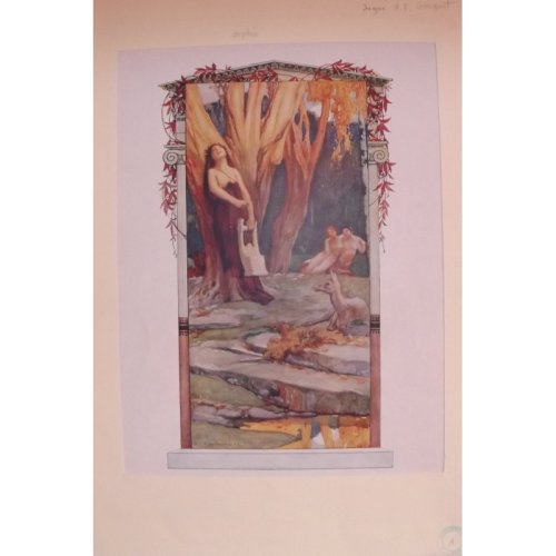 Typogravure «Orphée» par A.F.GORGUET 1920